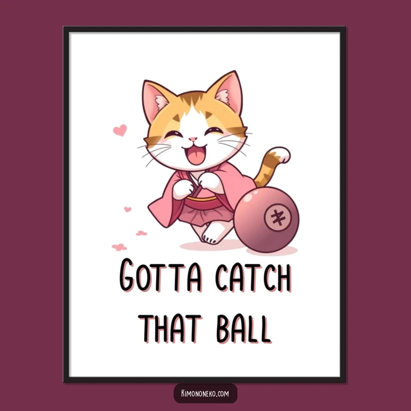 Funny Calico Cat Kimono Digital Art - Instant Playful Decor!