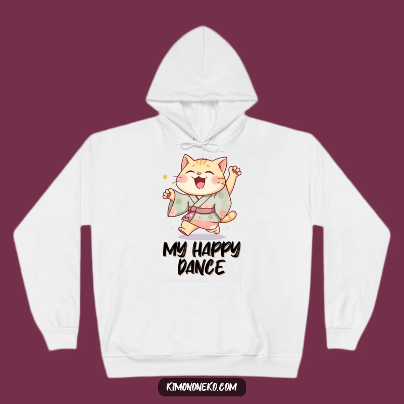 Funny Joyful Cat Kimono Hoodie: Cozy Up with Vibrant Feline Energy Gift