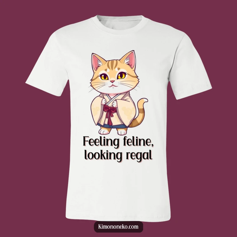 Funny Majestic Cat Kimono T-Shirt: Wear Proudly This Elegant Feline Fashion Gift