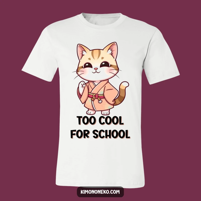 Funny Stylish Cat Kimono T-Shirt - Fashion Forward & Cool